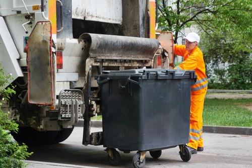 Eco-friendly garden waste disposal process in Yeading